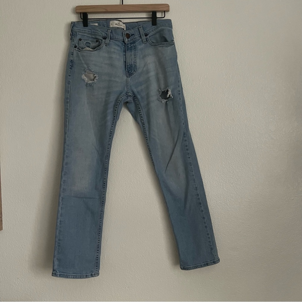 Hollister Men’s Slim Straight Light wash Jeans size 30x30